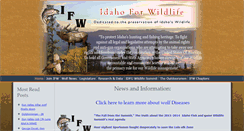 Desktop Screenshot of idahoforwildlife.com